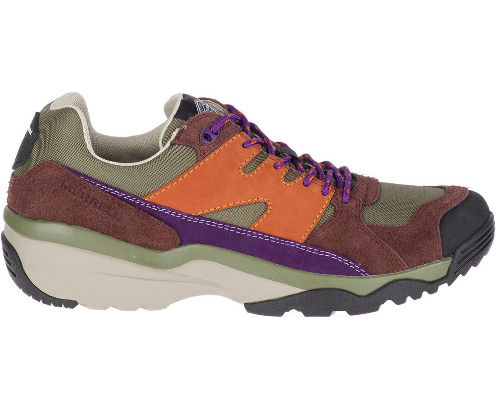 Tenis Homem - Merrell Boulder Range - Marrom/Laranja - PMC310865